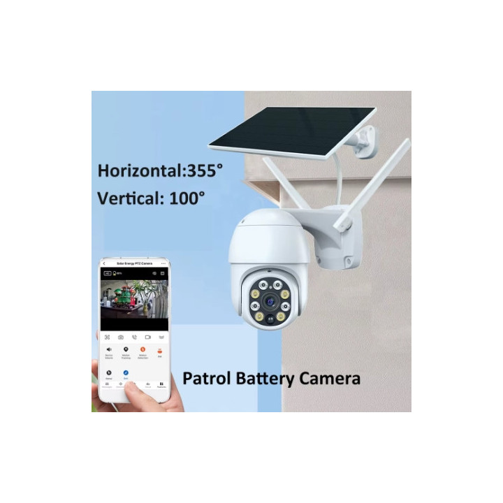 Caméra surveillance sans fil Solaire