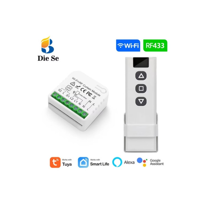Module volet roulant connecté avec télécommande