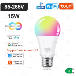 Ampoule connectée pas cher WiFi E27 B22| LED RGB 16M