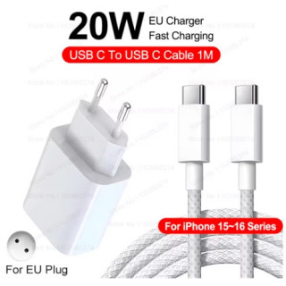 Chargeur USB-C 20W – Charge rapide