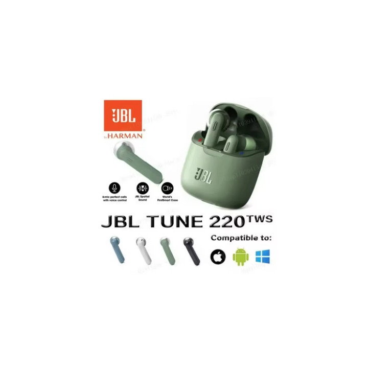 Écouteurs Bluetooth sans fil JBL TUNE 220 TWS