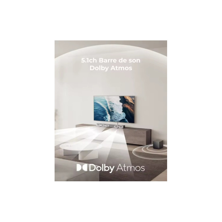 Ultimea 340W – Barre de Son Bluetooth Puissante