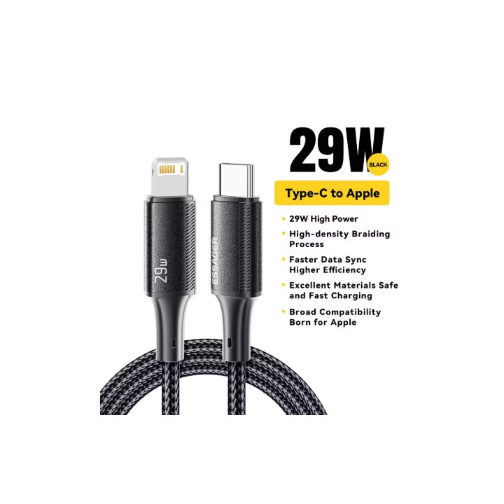 Câble USB-C pour iPhone – Recharge Rapide et Synchronisation