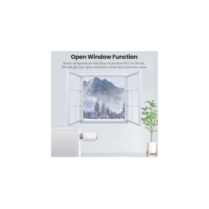 Thermostat de radiateur Zigbee