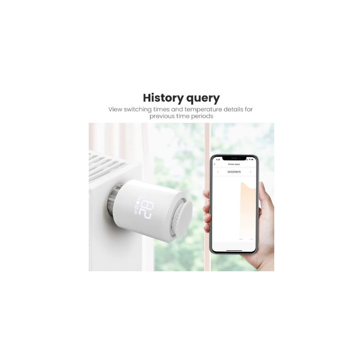 Thermostat de radiateur Zigbee