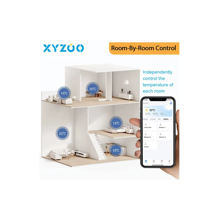 Vanne thermostatique intelligente Tuya TRV