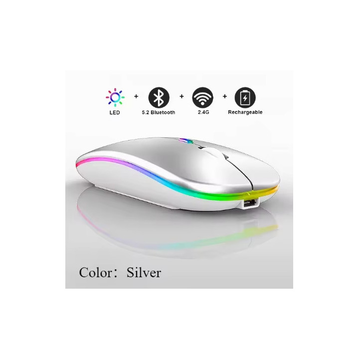 Souris sans fil rechargeable