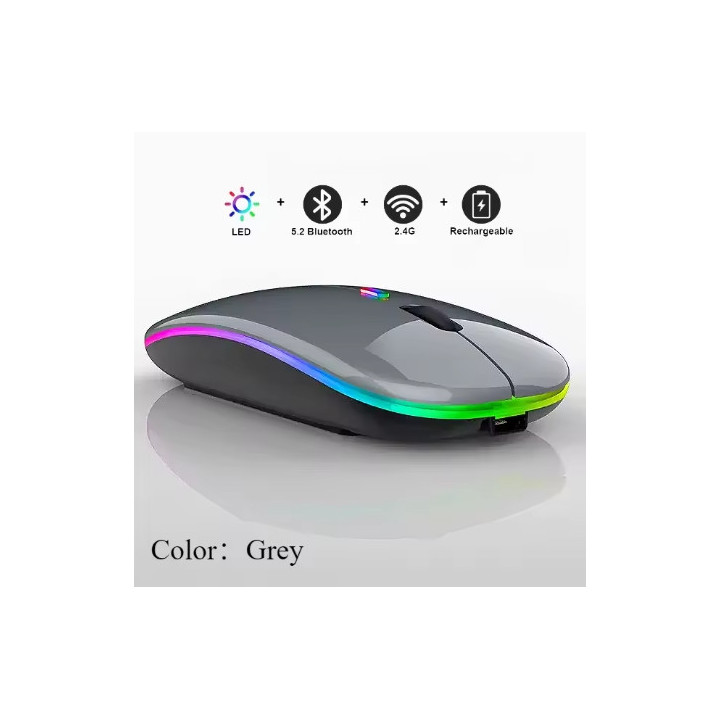 Souris sans fil rechargeable