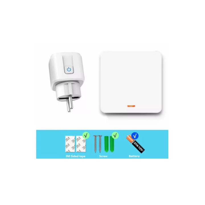 Prise intelligente sans fil interrupteur mural